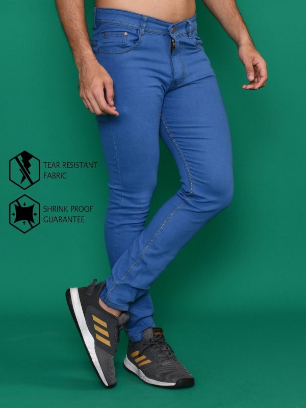 Men Regular Mid Rise Grey Jeans